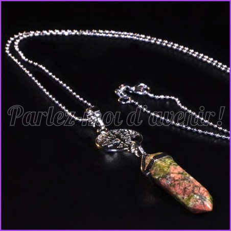 Pendentif Unakite et Arbre de vie