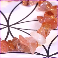 Bracelet de protection aux pépites de Cornaline 2