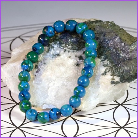 Bracelet de protection en pierres de Chrysocolle