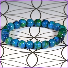Bracelet de protection en pierres de Chrysocolle 2