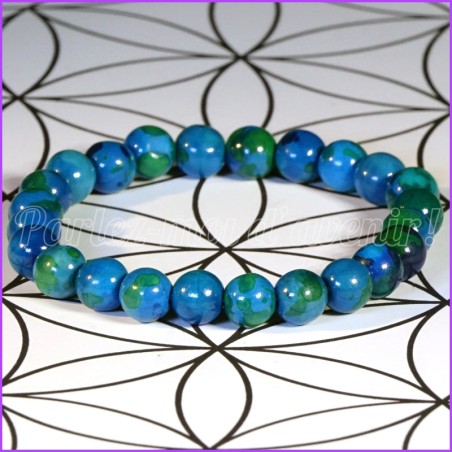 Bracelet de protection en pierres de Chrysocolle