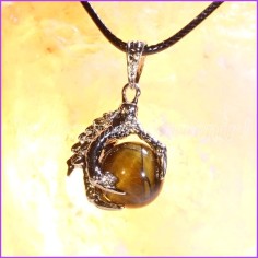 Collier de protection OEIL DE TIGRE et GRIFFE DE DRAGON 2