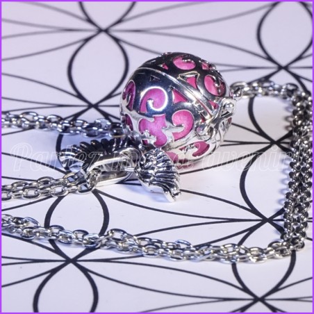 Pendentif/collier de protection "BOULE ANGELIQUE"