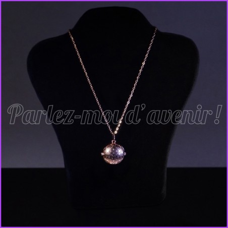 Pendentif/collier de protection  "SOUFFLE DE FLEUR DE VIE"