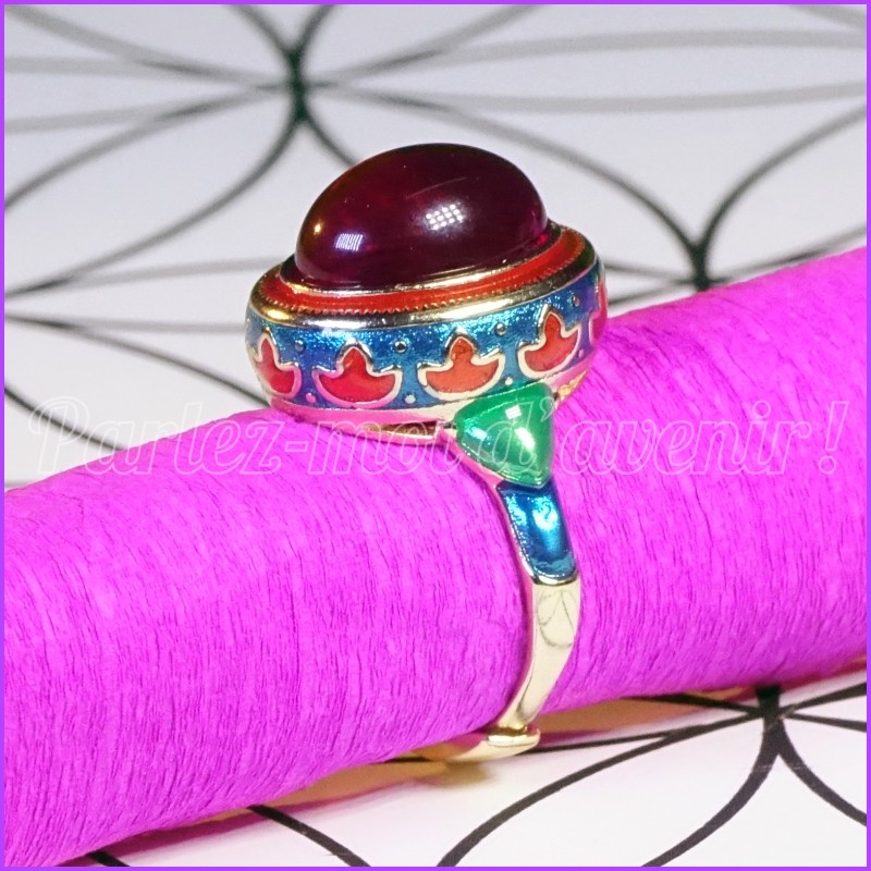 Bague inspiration antique asiatique "SAKURA"