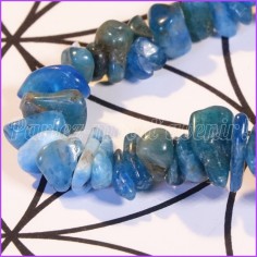 Bracelet de protection aux pépites d'Apatite Bleue 2