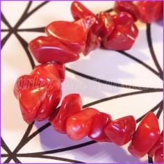 Bracelet de protection aux pépites de Corail Rouge 2
