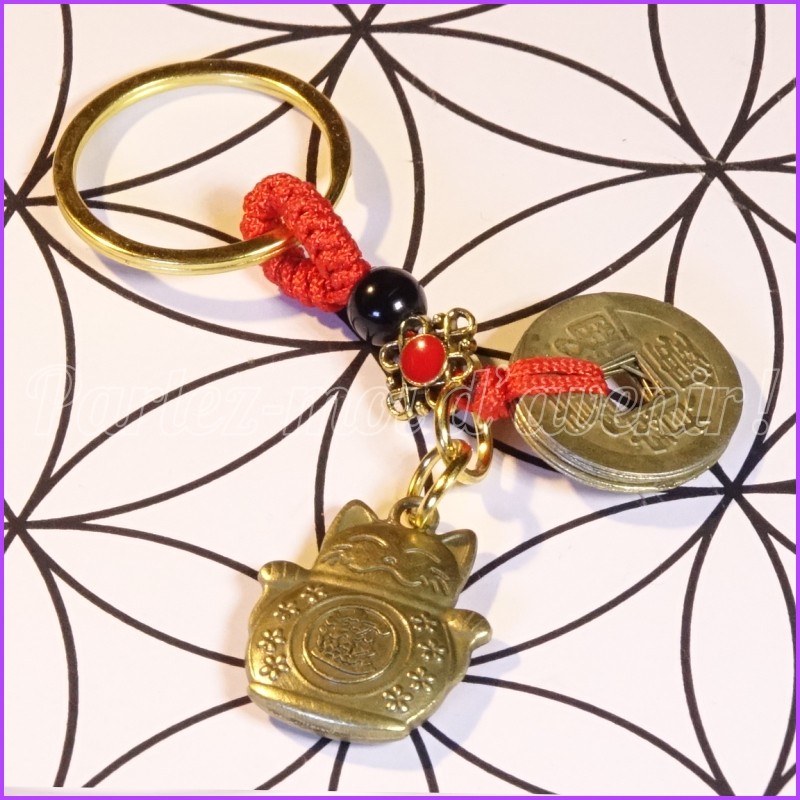 Porte-clés de la chance NEKO