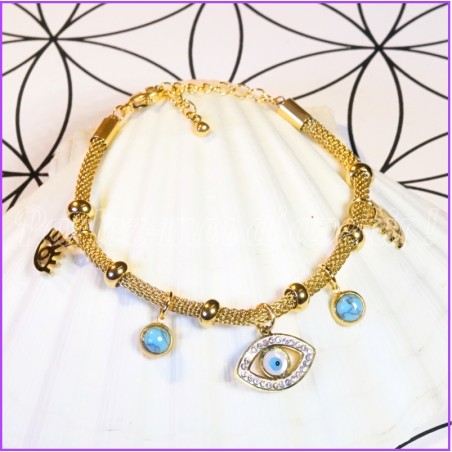 Powerful "Eye of Nazar" protection bracelet