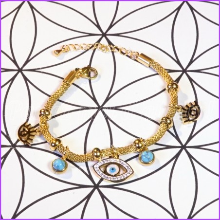 Powerful "Eye of Nazar" protection bracelet