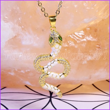 Le Serpent Kundalini" protection pendant + free chain