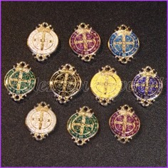Lot de 10 petites médailles du Protecteur Saint Benoît