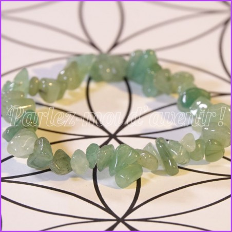 Bracelet de protection aux pépites d'AVENTURINE