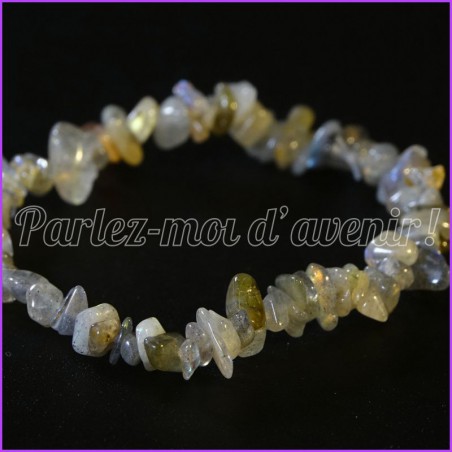 Bracelet de protection aux pépites de LABRADORITE