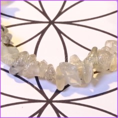 Bracelet de proction en pépites de Préhnite 2