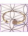 Bracelet de protection “Talisman Doré de la Fleur de Vie”
