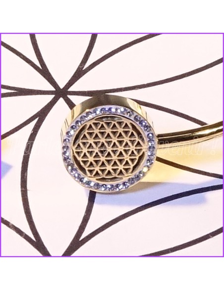 Bracelet de protection “Talisman Doré de la Fleur de Vie”