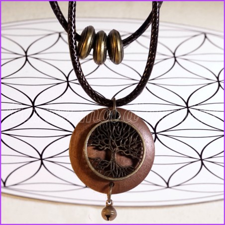 Collier tour de cou pendentif "Arbre de Vie Sacré"