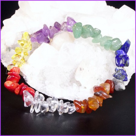 Bracelet de protection et d'harmonisation des 7 Chakras