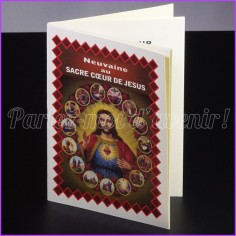 Bougie de Neuvaine + Livret de Neuvaine au Sacré Cœur de Jésus (9 prières) 2