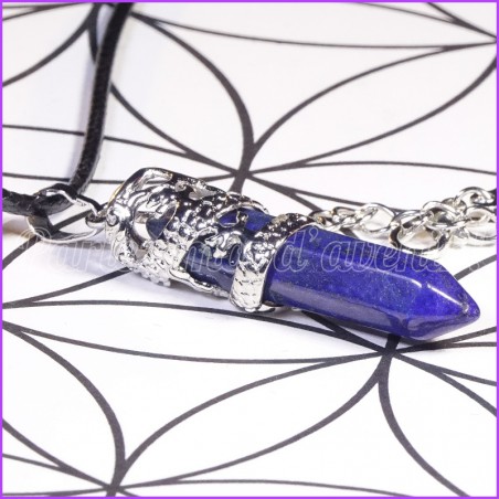 Pendentif Lapis Lazuli et le gardien dragon