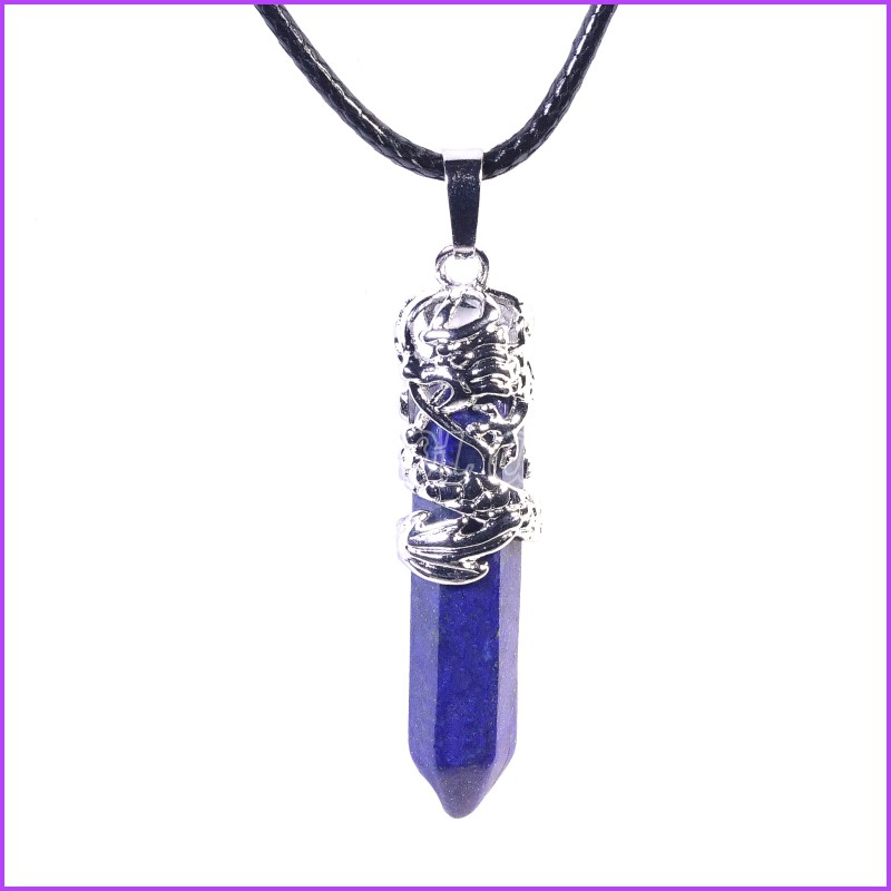 Pendentif Lapis Lazuli et le gardien dragon