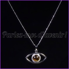 Pendentif Œil Protecteur et Œil de Tigre 2