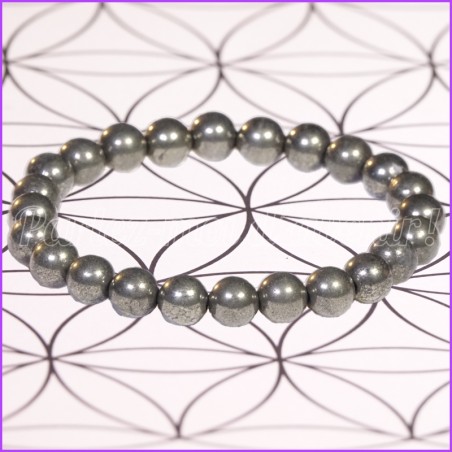 Bracelet de protection Pyrite 8mm