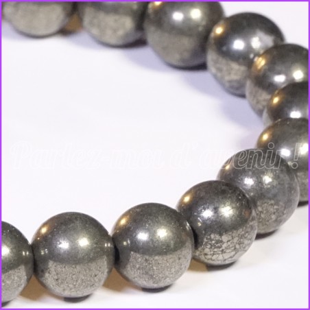 Bracelet de protection Pyrite 8mm