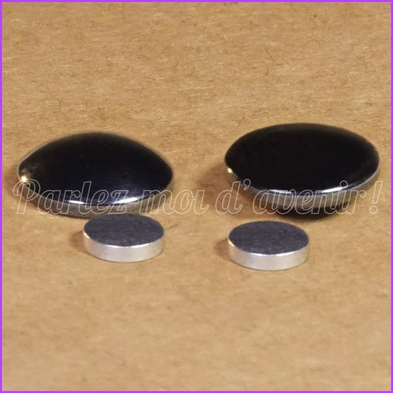 Parure Boucles d'oreilles + Bracelet magnétiques aux pierres de MAGNETITE